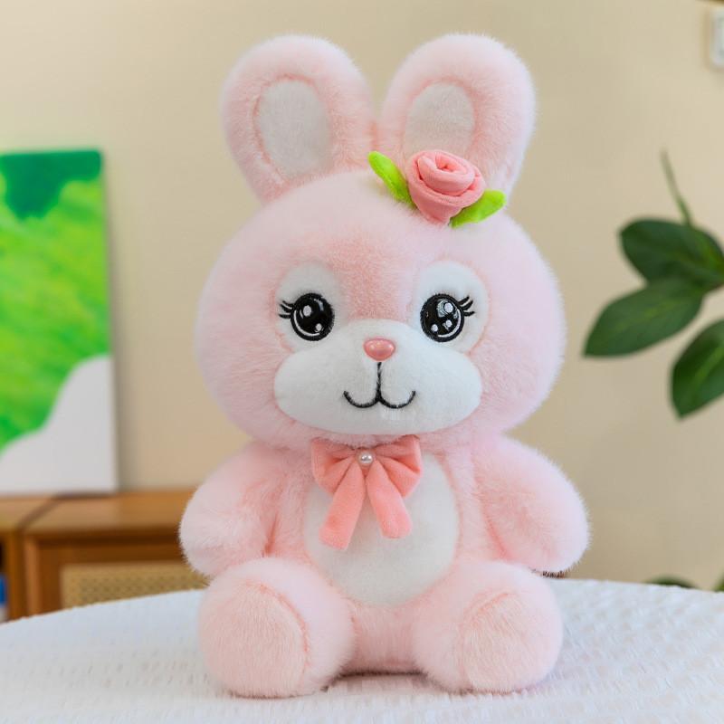 Cartoon Cute Bunny Plush Toy With Pp Cotton Filling For Kids Gift And Collectible
