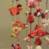 Hanging Hina Doll Goldfish Hanging Medium Size with Display Stand Decoration, Ornament, (90cm Tall),