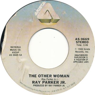 Disc de 7 inch RAY PARKER JR. - Cealaltă femeie AS0669 Arista 1982 SUA Soul/Funk Folosit