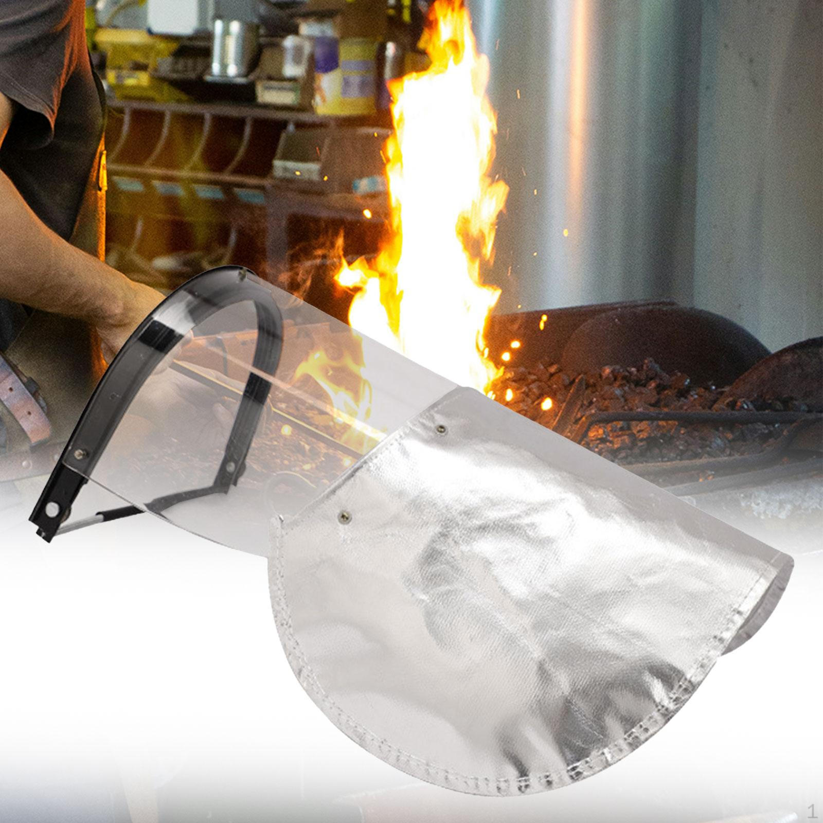 

Огнестойкий лицевой капюшон для сварки, щиток, портативное стальное крепление на голову, 3mm