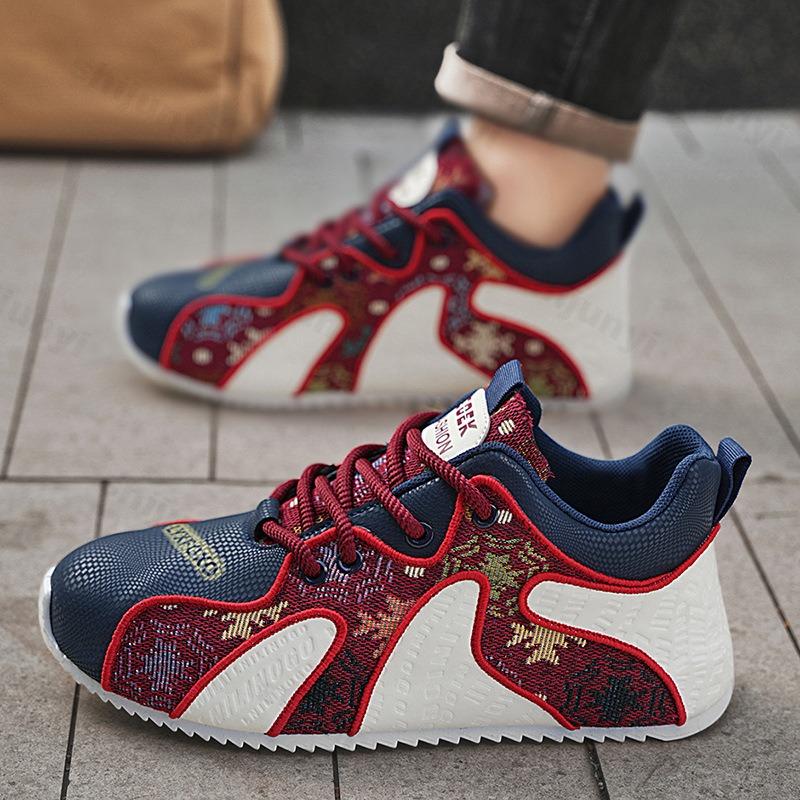 Mens Shoes Casual Sneakers 2025 Spring New Fashion Laced Up Anti-slip Wear-resistant Comfortable Outdoor Sports Shoes Zapatillas