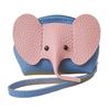 Pendant Design PU Leather Elephant Bag Multifunctional Zipper Closure Coin Purse Key Ring Creative Design Money Pouch Key Holder