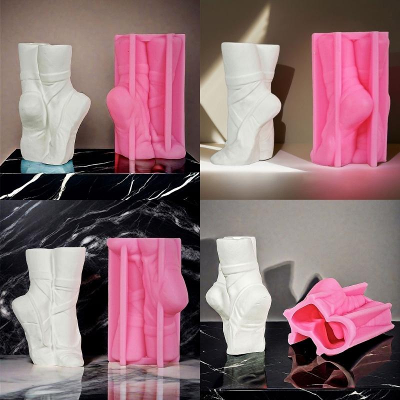 Ballet Shoe Shape Resins Molds for Making Vase Table Decorations Christmas Gift, Ballet Slipper Shape Silicones Molds