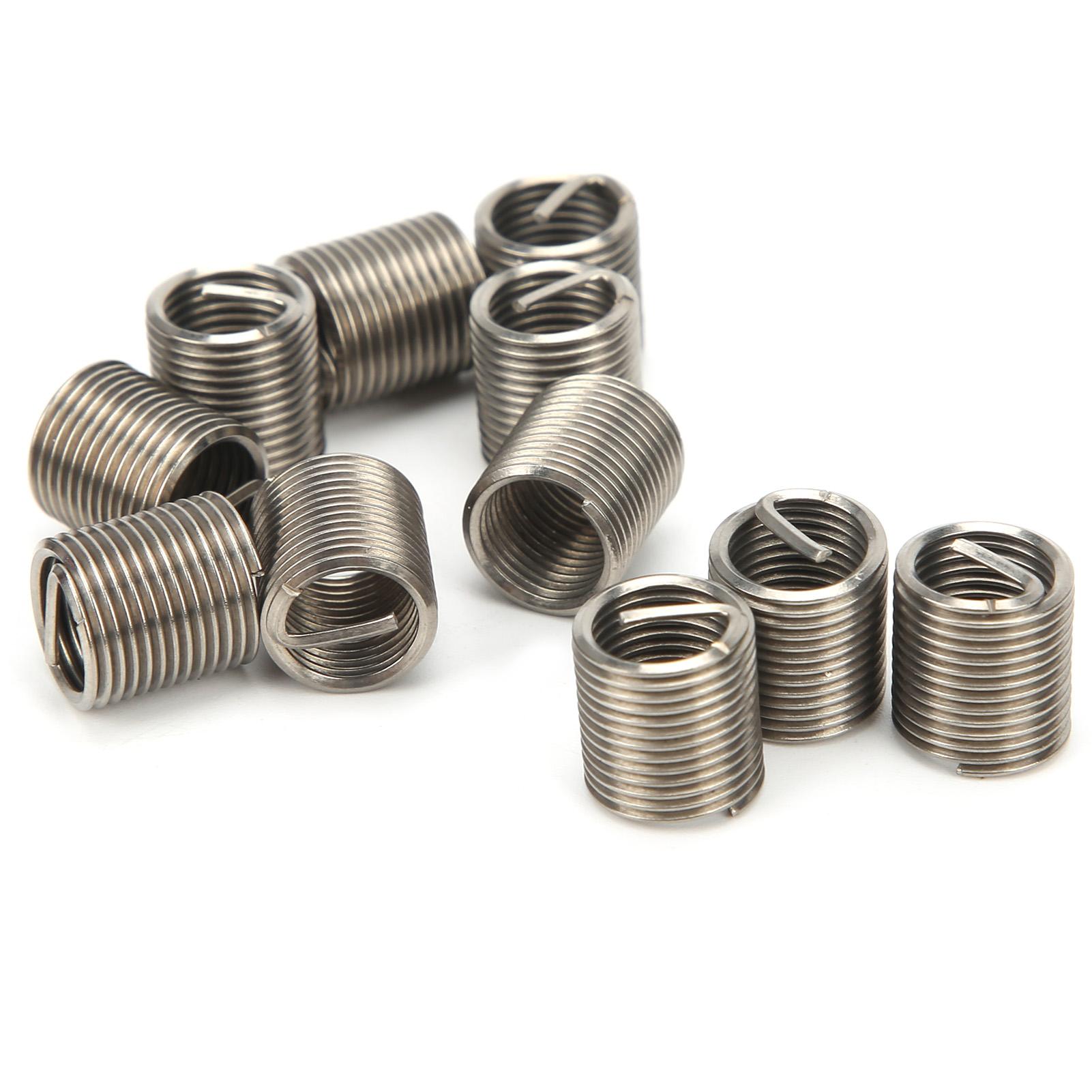 

50 шт., резьбовые вставки, мужские и женские редукционные гайки, инструмент для ремонта, крепеж из нержавеющей стали M8x1x2D