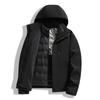 Men Women Winter Waterproof Hiking Jacket With Removable Down Liner Graphene Insulated Outdoor Shell Coat