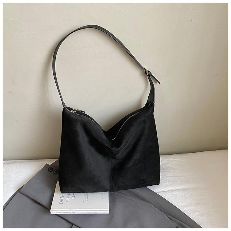 Ретро однотонная сумка через плечо женская новая вместительная мягкая плечевая сумка-мессенджер подмышечная сумка-тоут