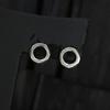 Sterlingworth Icy Ring-S1 Silver Earrings