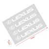 4 szt. Naklejki Stylizacyjne na Klamki Drzwi Samochodu Naklejki na Opony Lusterka Wsteczne Do Lexus ES RX LS IS NX CT LX IS250 IS200 CT200H GS300 LS430