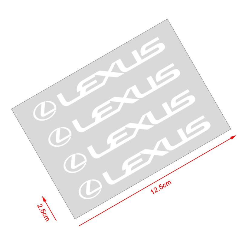 4 szt. Naklejki Stylizacyjne na Klamki Drzwi Samochodu Naklejki na Opony Lusterka Wsteczne Do Lexus ES RX LS IS NX CT LX IS250 IS200 CT200H GS300 LS430