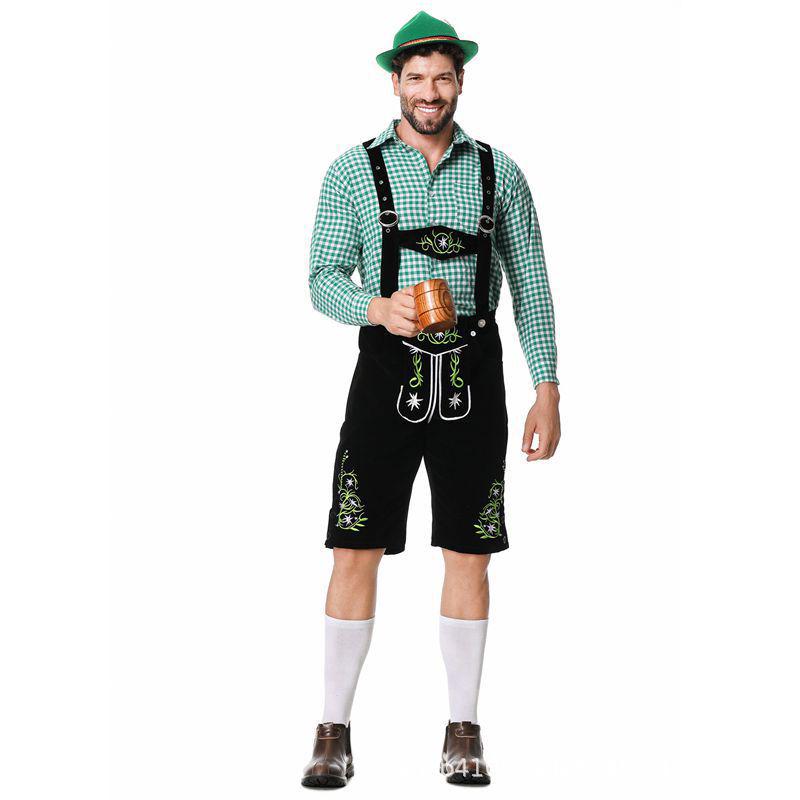 2025 Oktoberfest Men's Traditional German Beer Outfit - Two Colors