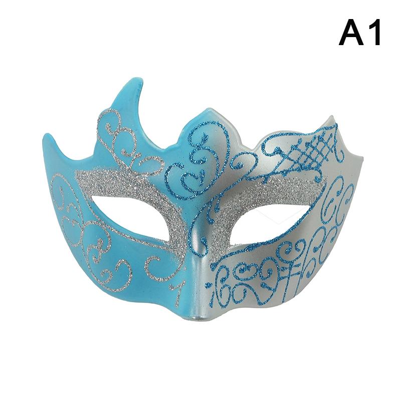Retro Painted Half Face Masquerade Mask For Women And Men, Venice Mask, Halloween Costume Accessories, Cosplay Party Props
