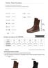 Women's 2026 British Style Mid-Calf Retro Martin Boots with Velvet Lining