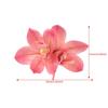 Pinzas para el pelo de orquídea Flor simulada Horquilla pequeña Barrette nupcial Boda en la playa Mujeres Vacaciones Clip floral para el cabello Accesorios para el cabello