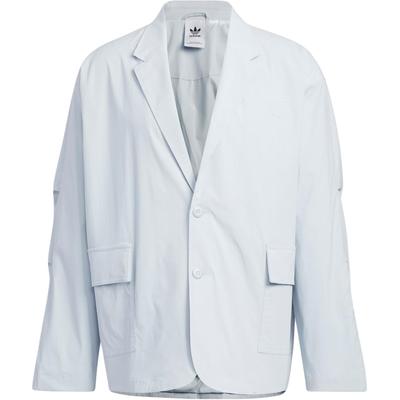 Cny Speed Blazer Solid Color Single-Breasted Casual Long Sleeve Suit Jacket Unisex Jackets Light-Blue HU1242
