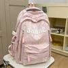 Schoolbags Children Elementary School Girls Junior High School Students High School Students Make up Lessons Bag Letters High Appearance