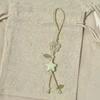 Pastel Colors Star Flower Phone Charm Ceramic Beaded Phone Lanyard Mobile Phone Strap  Women Girls