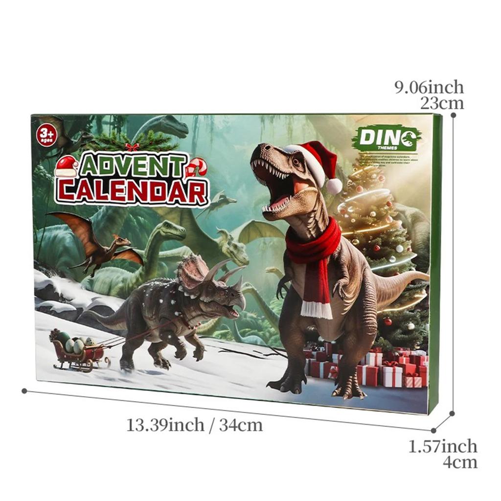 Dinosaur 24 Days Christmas Countdown Calendar Dinosaur Toys Advent Countdown Calendar Xmas Gifts for Boys Girls Toddlers