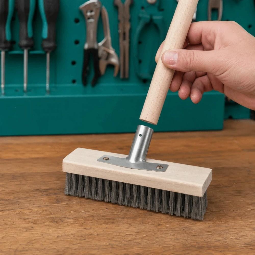 Corrosion-Resistant Wire Broom Brush Stainless Steel Floor Scrubbing Brush  Swimming Pool
