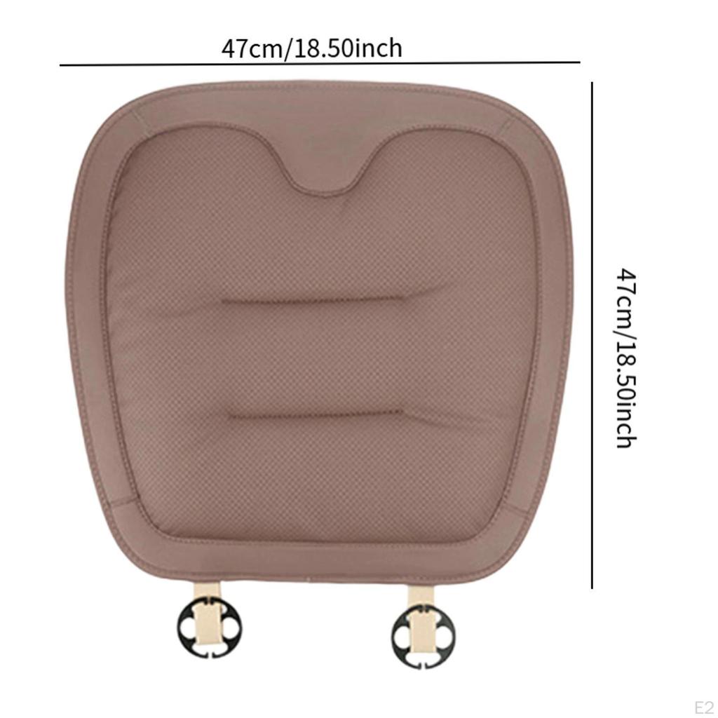 Car Seat Cover Soft Anti Slip Multifunctional Wear Resistant with Secure Buckle Supportive Pad for
