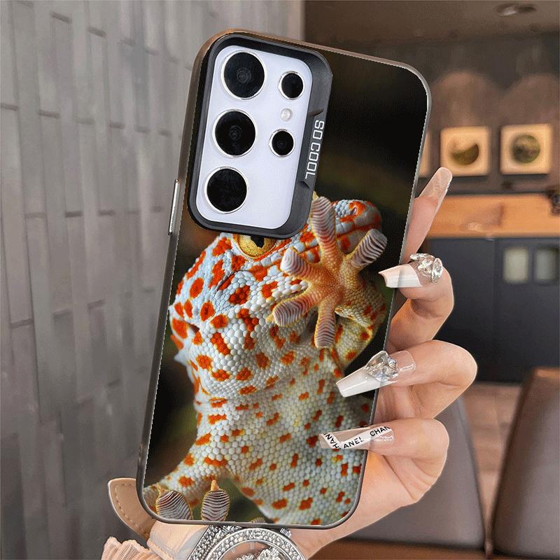 Lizards Geckos Cute Pet Shockproof Phone Case for Samsung A17 A16 A15 A14 A37 A57 A36 A56 A26 A35 A55 A25 A34 A54 A24 A13 A23 A3