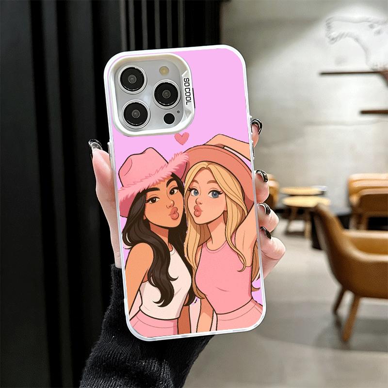 

Best Friends Forever Girls Shockproof Phone Case for iPhone 17 Air 16 16E 15 Pro Max 14 Plus 13 Mini 12 Back Cover Anti Fall Fun iPhone 16 Pro