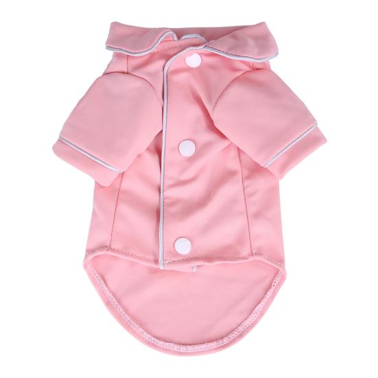 

Пижама для собаки Дышащая Удобная Ткань Одежда для сна для домашнего питомца XS розовый