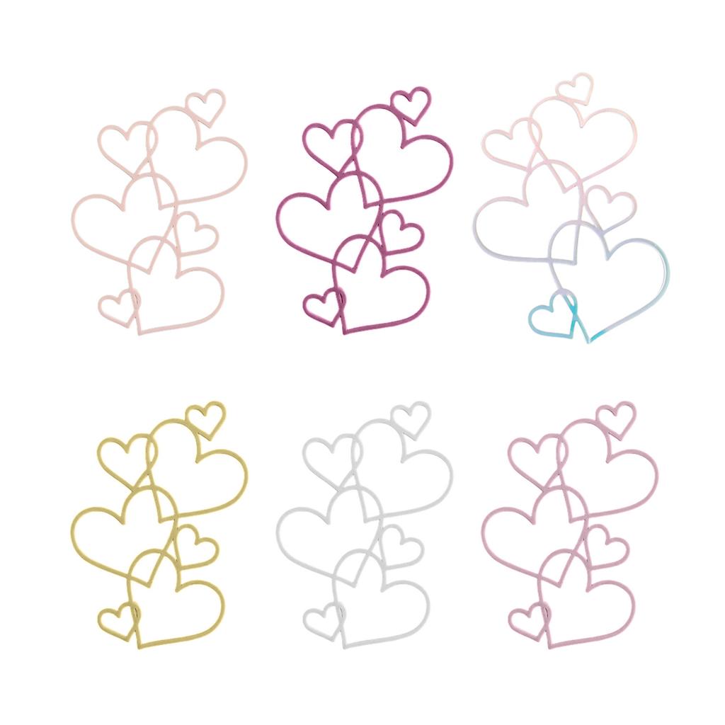 Wedding Cake Topper Love Heart Cake Decoration Valentine's Day Gift Dessert Decoration Acrylic Cupcake Toppers