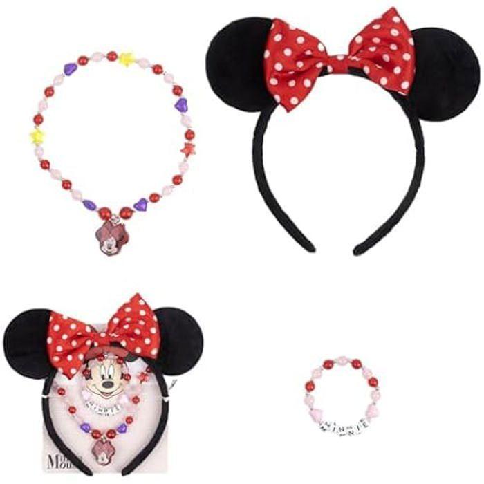 Pack de Bijoux et Diadème - ARTESANIA CERDA - Minnie - Multicolore - 4 Pièces - Pour Fille