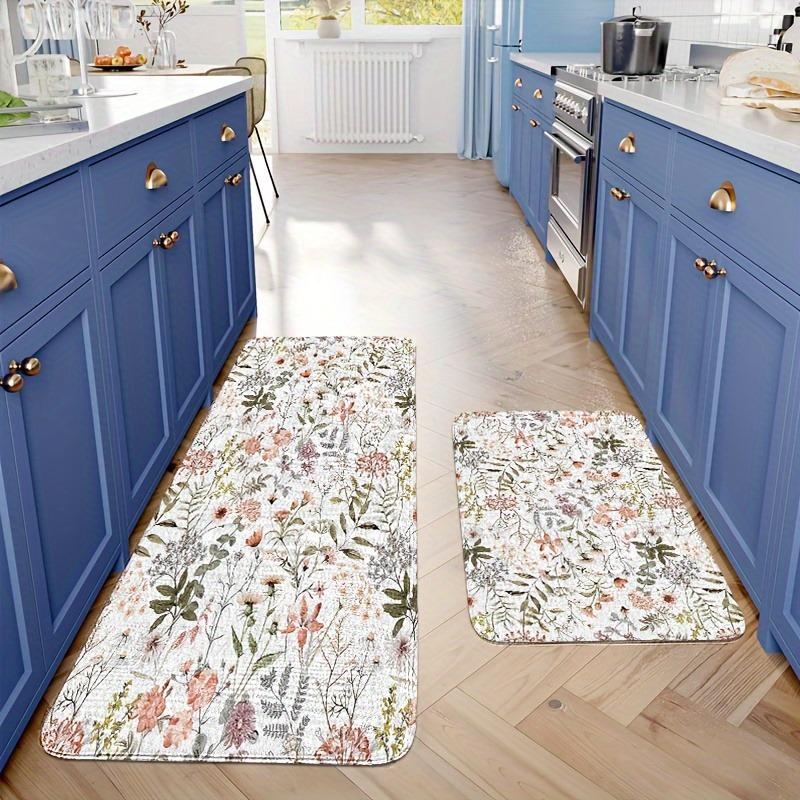 1PC Marine Ecosystem Kitchen Rug Non-Slip Door Mat Pop Design Bathroom Rug Bath Mat Carpet for Home Sink Laundry Decor
