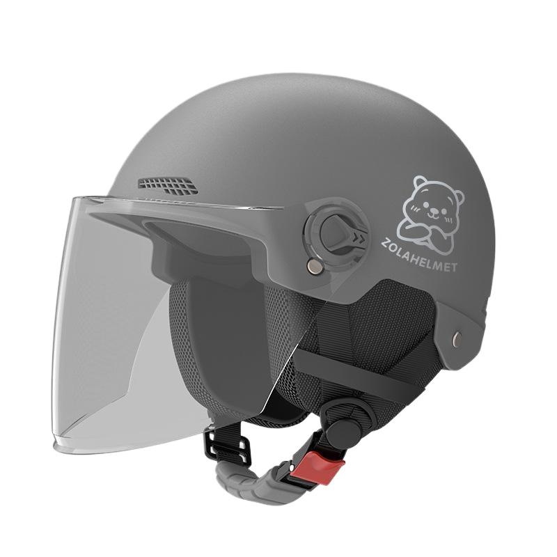Helmet Electric Car Girl Cute Funny Lightweight Hair Hat Women's Helmet