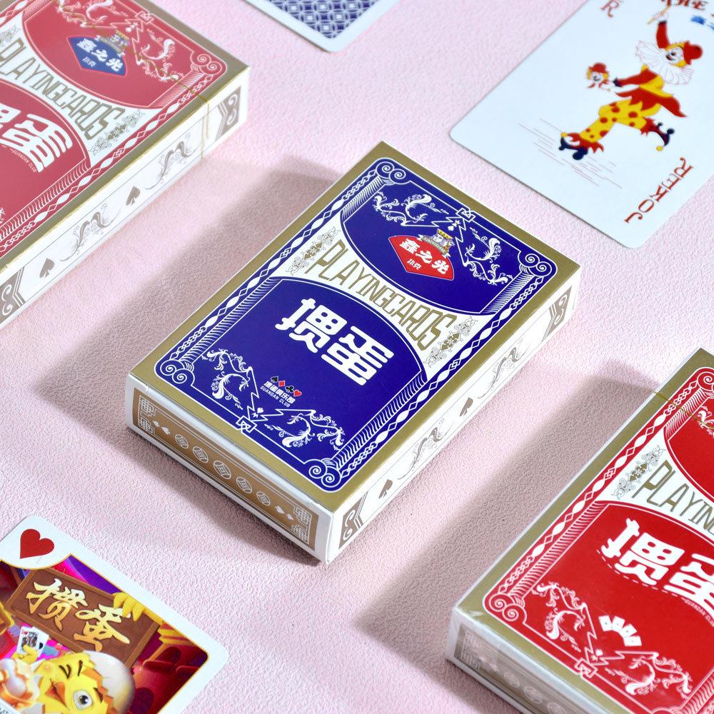 Guandan Blue Core Cloth Texture Double Deck Playing Cards