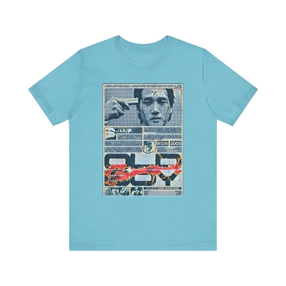 

Oldboy Shirt Graphic Print Movie Chirashi Poster Unisex Jersey Short Sleeve Tee 4XL