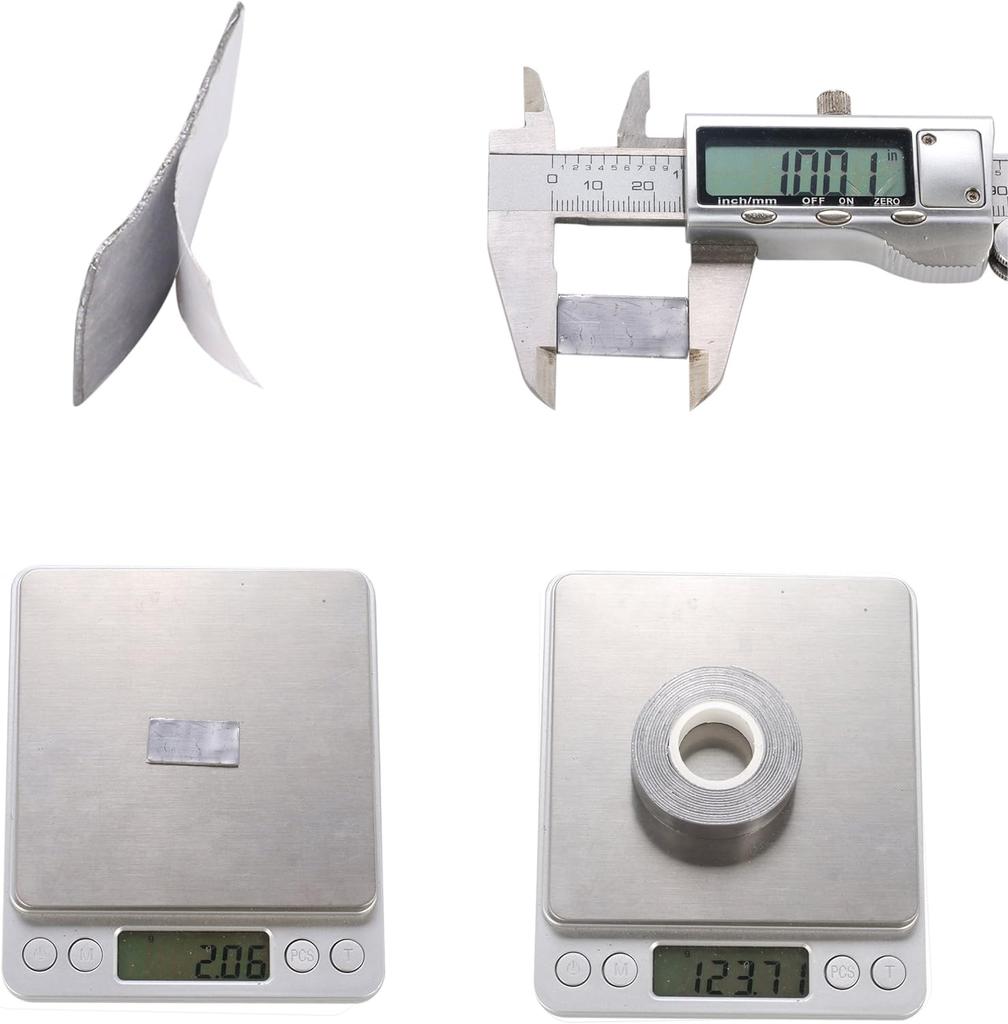 Lead Foil Tape for Golf Tennis and Fishing Lead Balance Golf Maintenance High Density Lead x 2g/inch Clubs, Rackets, Rods, Sheet, Tape, Supplies,