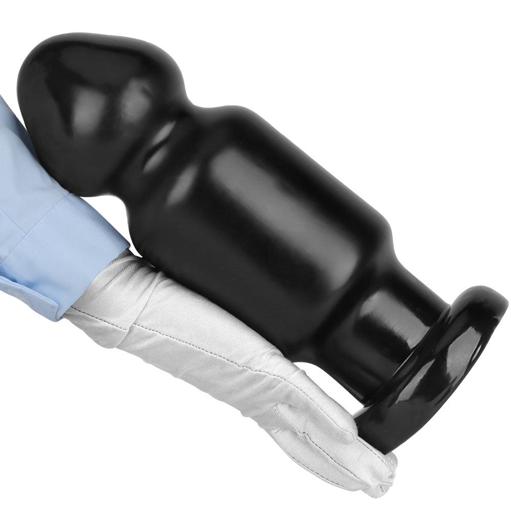 9.5cm Black Giant PVC Dildo Extra Large Thick Butt Plug Fisting Sex Toy Strap On Cock Big Dick BDSM