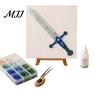 Creative Leisure Time Supplies DIY Mosaic Art Kit, Fantasy Circular Door Tile Craft Thoughtful Holiday Gift Sets Sea Glass Kit for Adults Beginners,
