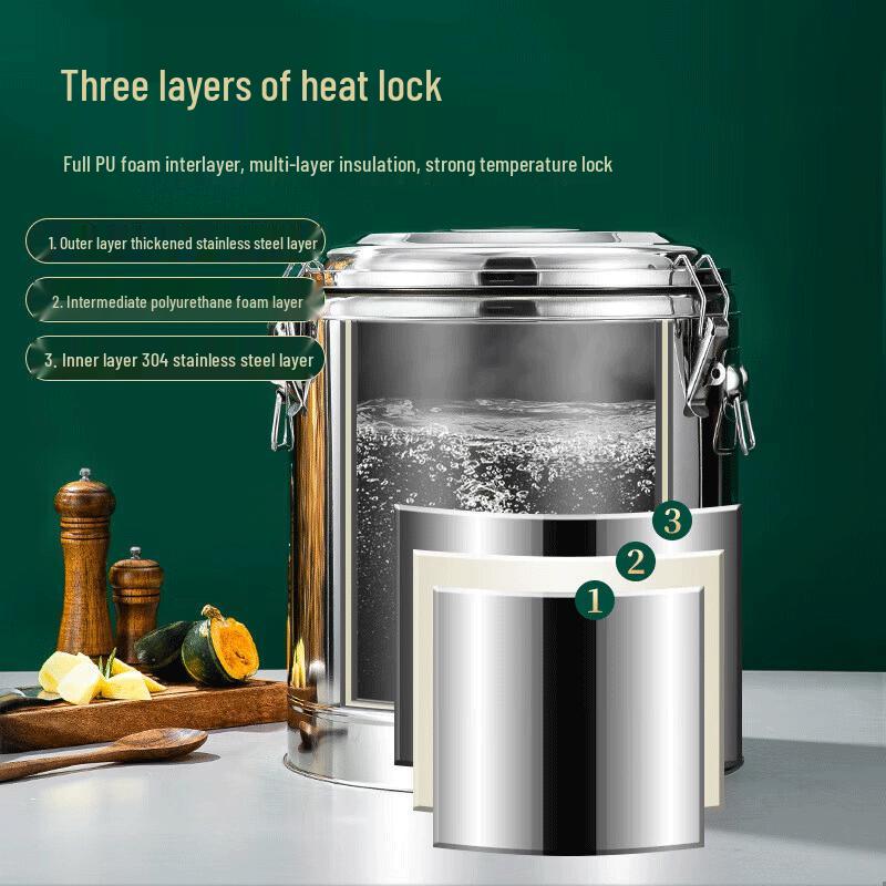 Commercial 201 Stainless Steel Insulation Bucket