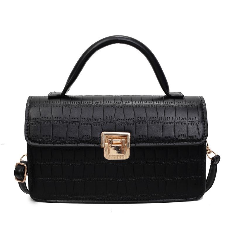 Autumn texture small bag new trendy fashion casual women's bag simple shoulder bag versatile messenger small square bag