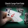 WPT Texas Hold'em High-Grade Plastic Playing Cards, Waterproof & Anti-Fold, Double-Sided Frosted, Full Box.