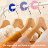Giantree 10 Pcs Closet Dividers for Hanging Clothes, Color Plastic Rack Dividers Round Clothes Closet Labels Reble Separators