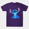 Asian Size Men Print T-shirt Stitch No-Cut Heat Transfer Print Cotton Tshirt