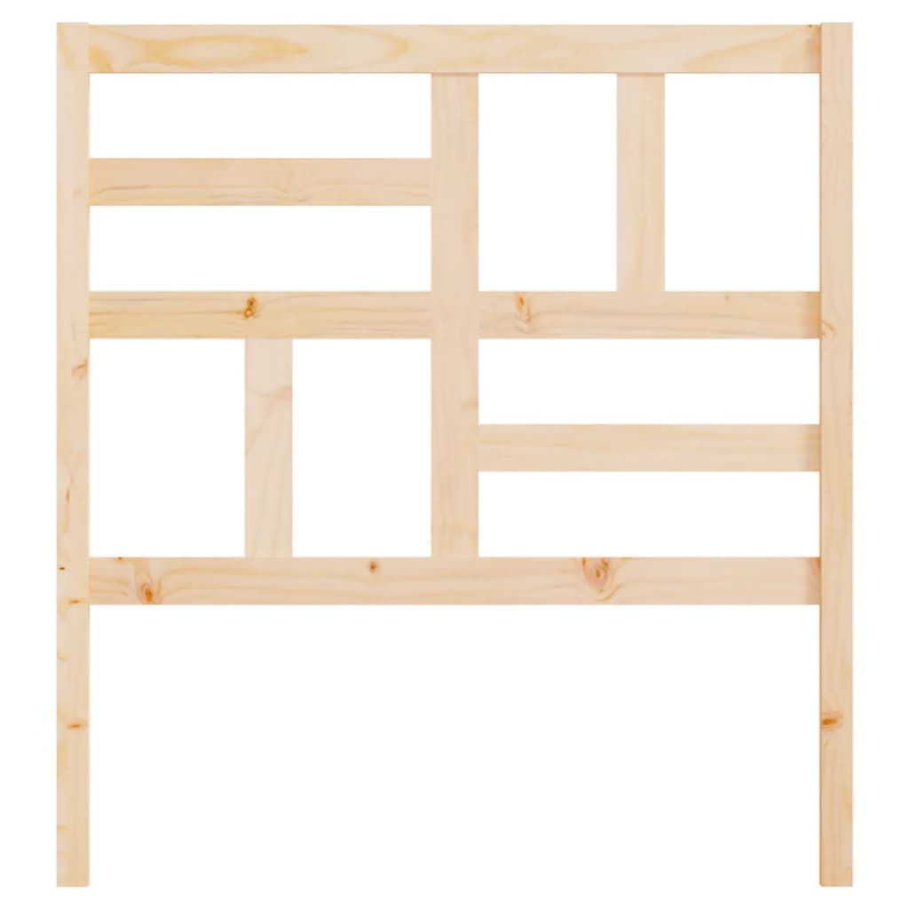 Headboard 81 X 4 X 104 Cm Solid Pine Wood