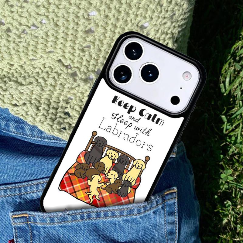 Cute Labrador Retriever Phone Case Cover for IPhone 11 12 13 14 15 16e 17 Pro Max Coque for IPhone 17 Air