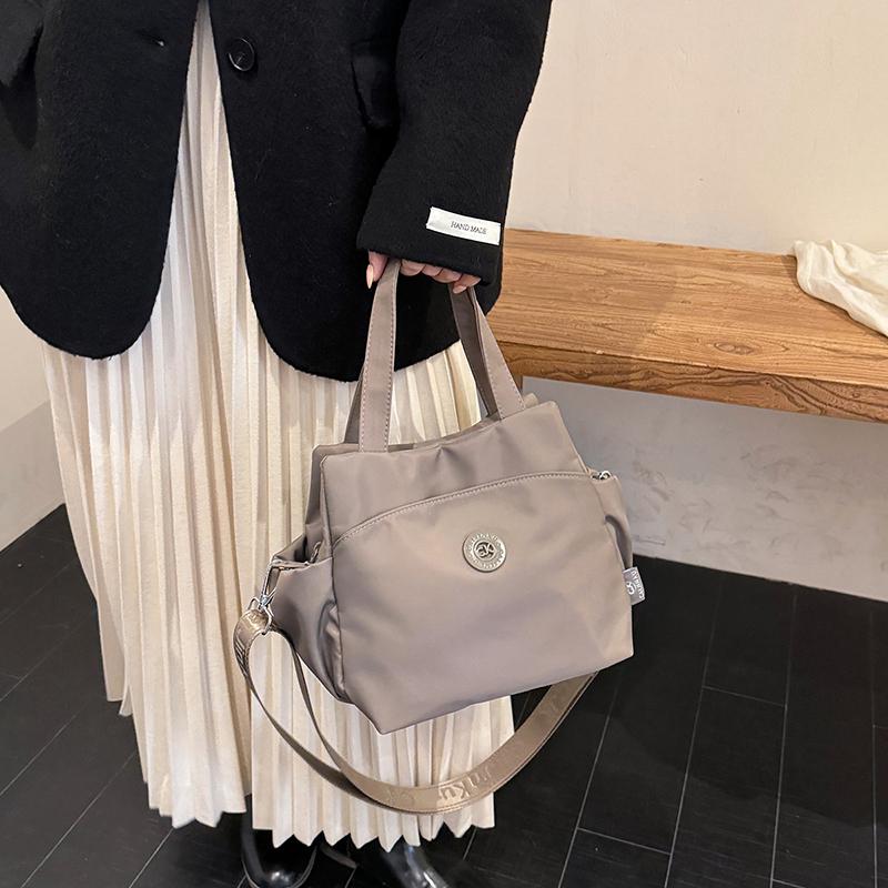 Women's Solid Color Handbag Shoulder Crossbody Bag