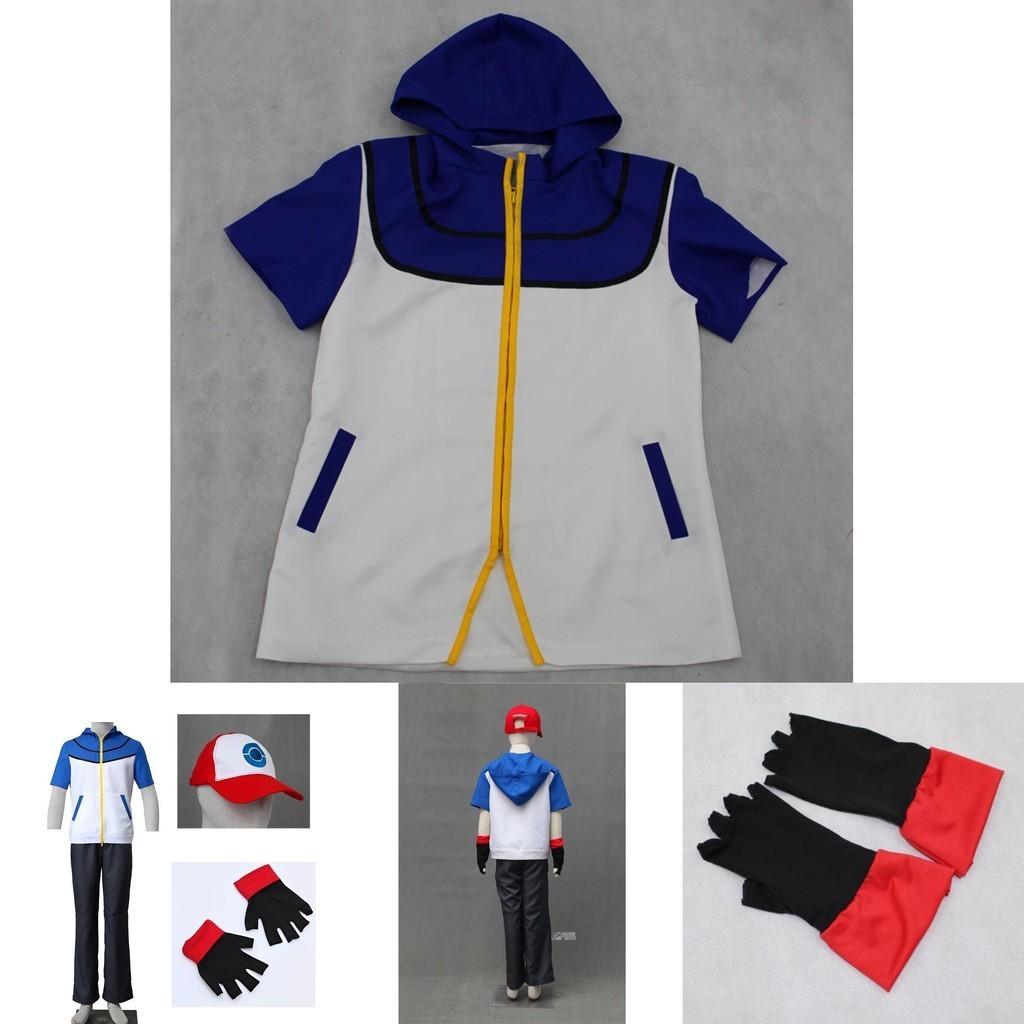 Pokemon Ash Ketchum Cosplay Costume For Kids And Adults Perfect For Halloween And Cosplay Parties