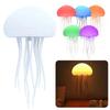 Jellyfish Light Voice Control Atmosphere Night Lights Type-C Charging Bedside Lamp Flexible Tentacles for Holiday Children Gifts