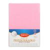 Prześcieradło jersey z gumą 210/220x190/200x30 różowe