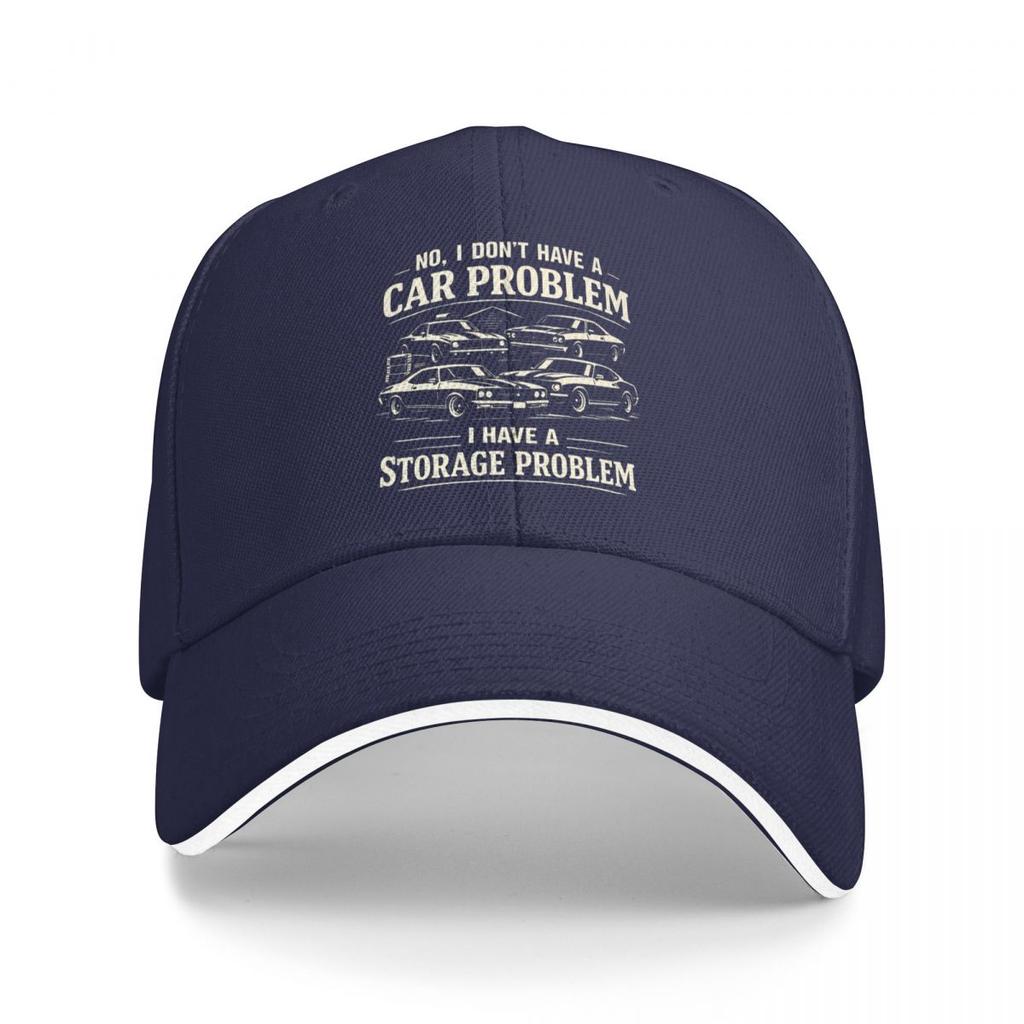 Casquettes de Baseball Drôles Non Je N'ai Pas de Problème de Voiture J'ai un Problème de Rangement Casquette Amusante Unisexe Chapeaux de Printemps d'Extérieur