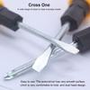 Screwdriver Multi-purpose Double Head Hand Repair Tool with Plastic Handle Industrial Business Carpentry Maintenance Supplies