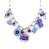 NOA [H8986] - 'So British' Blue Designer Necklace