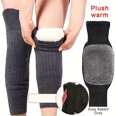 1pair Thickened and Warm Knee Pads - Soft and Comfortable Winter Knee Support, Suitable for Both Men and Women